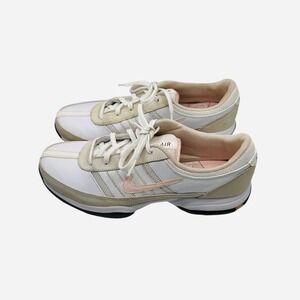 Nike Air‎ Brassie Golf Shoes Size 8.5 Women's White & Pink BEAUTIFUL 🤍🩷🤍